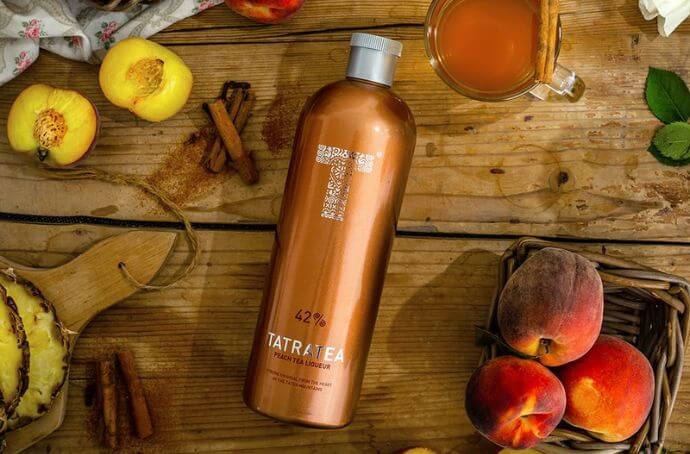 TATRATEA PEACH TEA 42% LIKIER 0,7L butelka